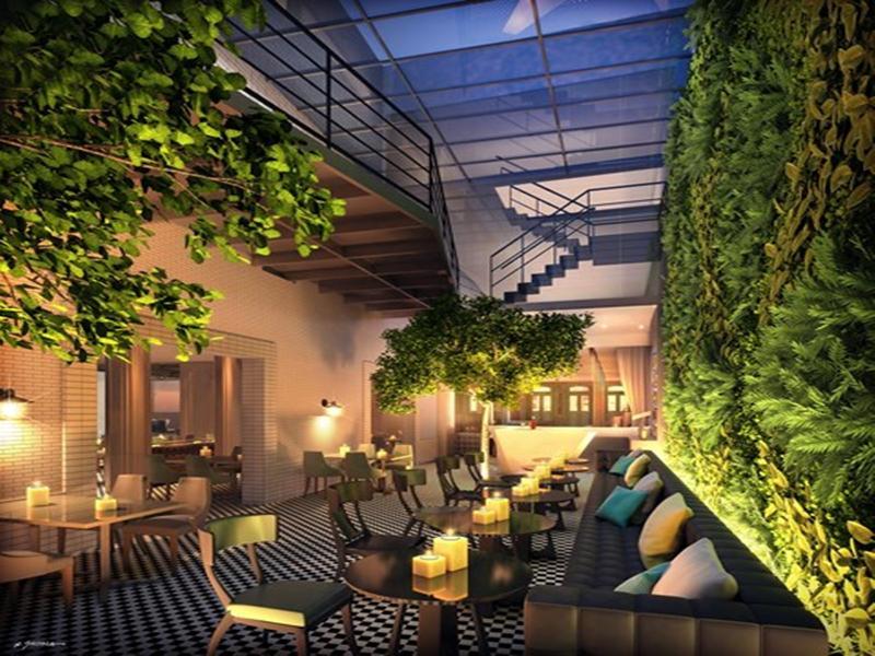 Hotel Atlantico Prime Rio de Janeiro Exterior foto The rooftop garden of the hotel